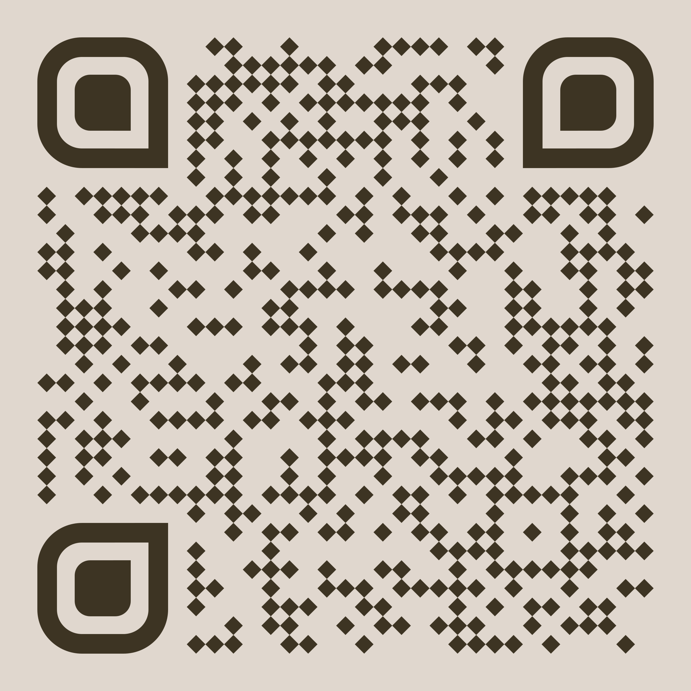 Digital business card QR code