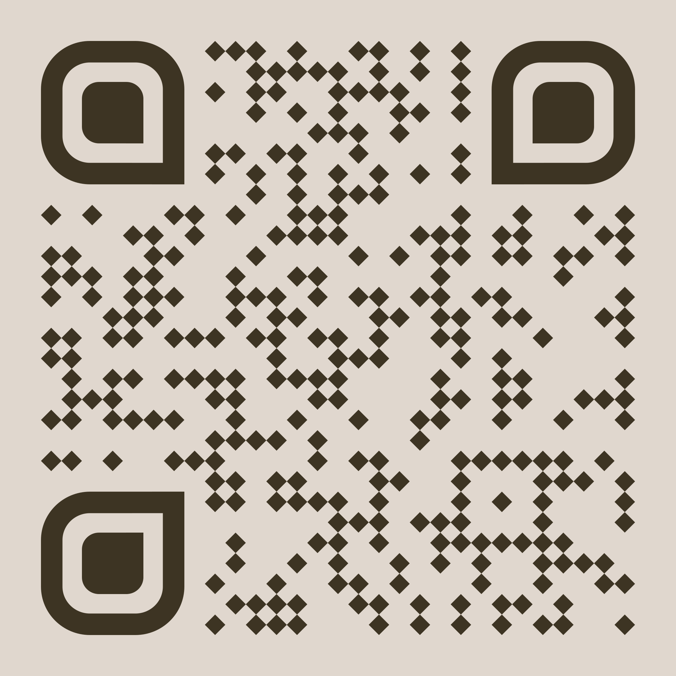 Digital business card QR code
